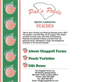 Tablet Screenshot of chappellfarms.com